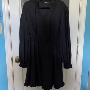 Black long sleeve dress